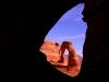 Delicate Arch Through Frame Arch, Utah